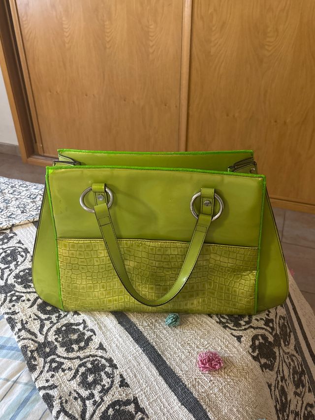 Bolso Lola Casademunt (color Verd. oliva/lima)