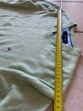 Maglioncino Tommy Hilfiger Verde V-Neck