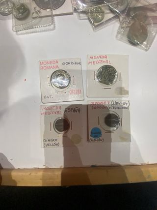 Monedas antiguas romanas y medievales