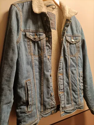 Chaqueta tejana forrada borreguito