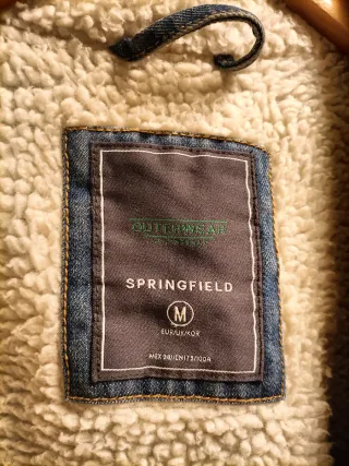 Chaqueta tejana forrada borreguito