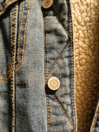 Chaqueta tejana forrada borreguito