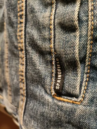 Chaqueta tejana forrada borreguito