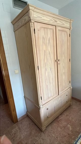 Armario rústico 2 puertas madera