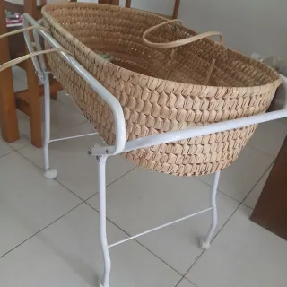 Capazo, moisés  minicuna  mimbre,