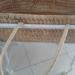 Capazo, moisés  minicuna  mimbre,