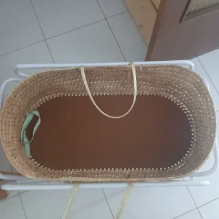 Capazo, moisés  minicuna  mimbre,