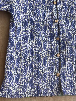 Chaqueta reversible patchwork Samarcanda