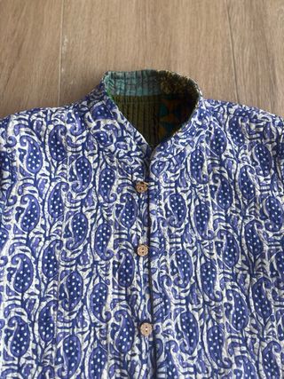 Chaqueta reversible patchwork Samarcanda