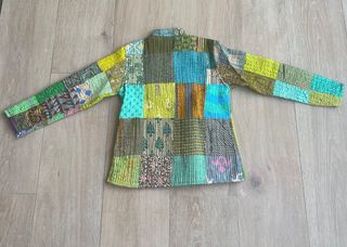 Chaqueta reversible patchwork Samarcanda