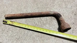 Llave de vehículo antiguo clásico multifuncion