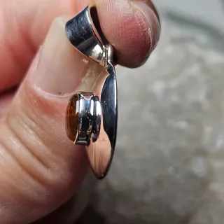 Colgante Plata 925 con Ámbar