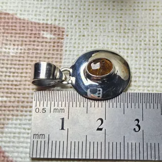 Colgante Plata 925 con Ámbar