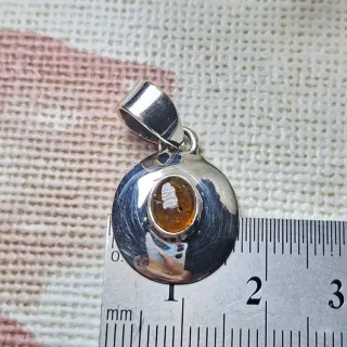 Colgante Plata 925 con Ámbar