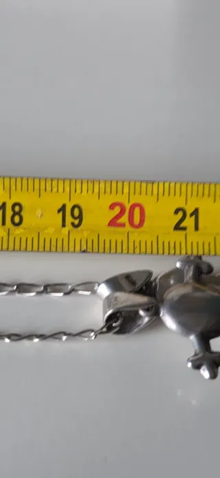 Collana in Argento con Due Bambini