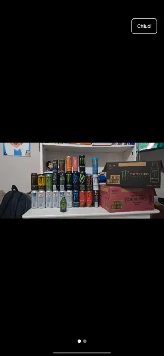 Lattine Monster Energy da Collezione