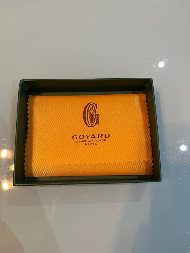 Tarjetero Goyard Beige y Marrón