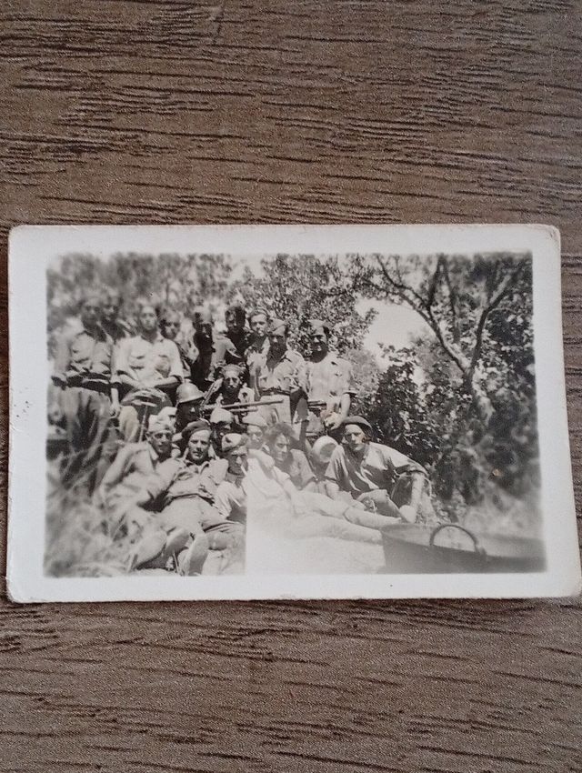 Lote 6 fotografías Guerra Civil Bando Nacional