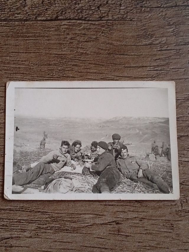 Lote 6 fotografías Guerra Civil Bando Nacional