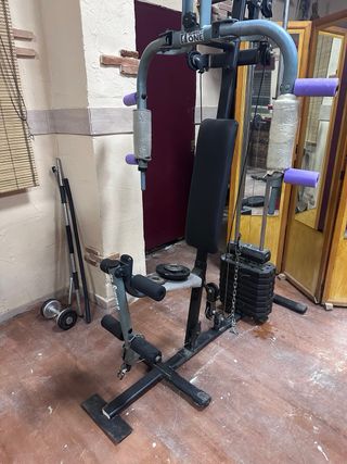 Banco multifunción gimnasio