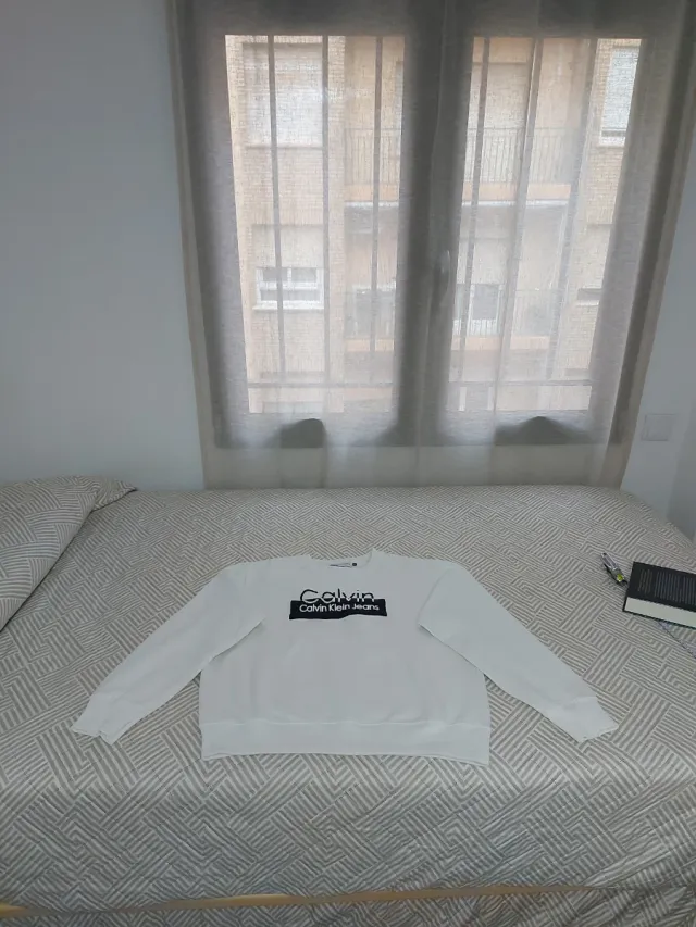 Sudadera Calvin Klein Jeans Blanca