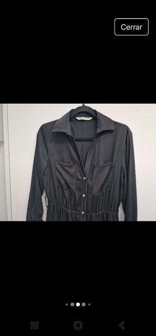 Vestido negro fluido