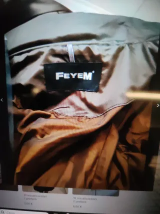 Piumino donna vera piuma marrone