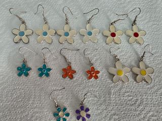 LOTE PENDIENTES - FLORES - MARGARITAS