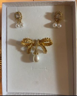 Aderezo fallera niña oro