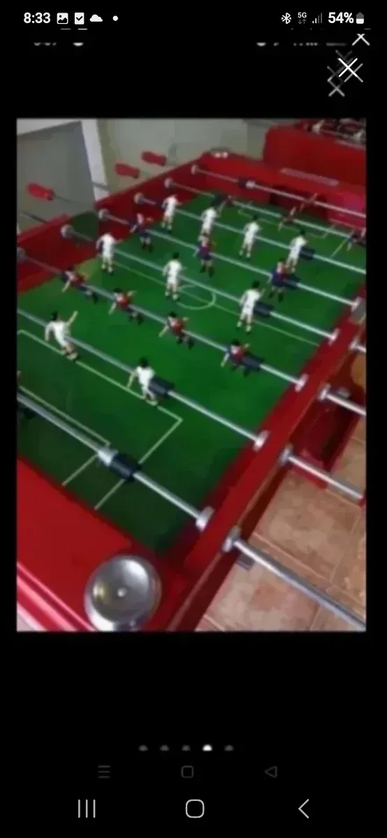 Futbolín restaurado