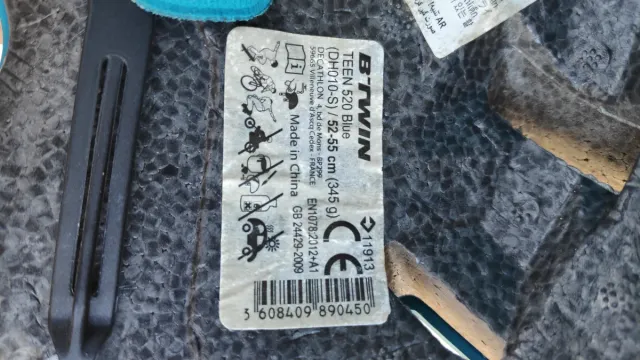 Casco Bicicleta Infantil Azul