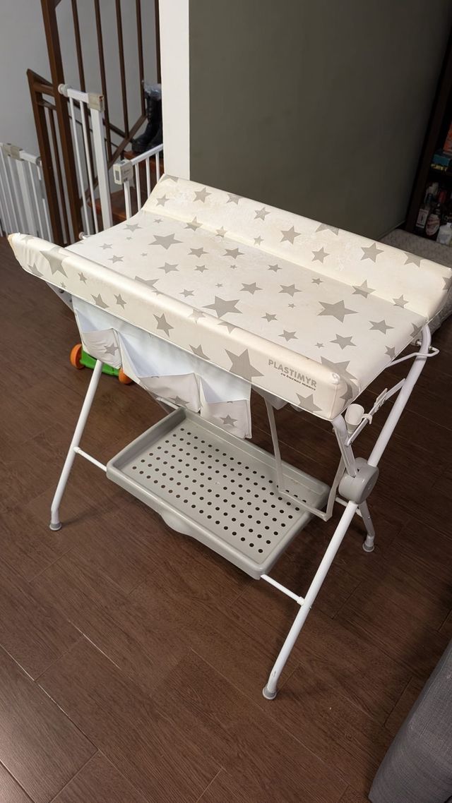 Cambiador bañera bebé Plastimyr estrellas