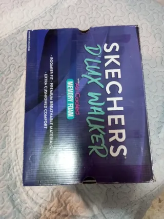 Zapatillas Skechers Mujer Gris/Plata