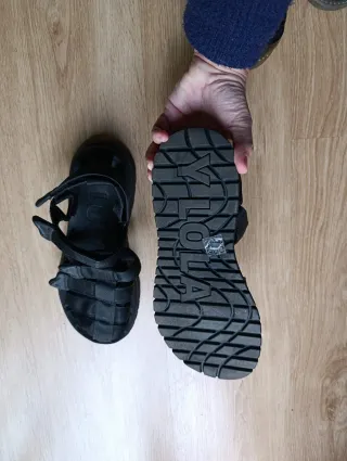 Sandalias Bimba y Lola Plataforma Negras