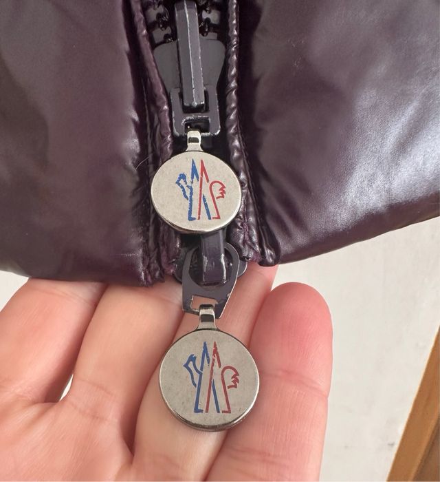 Piumino Moncler Tg. M Viola