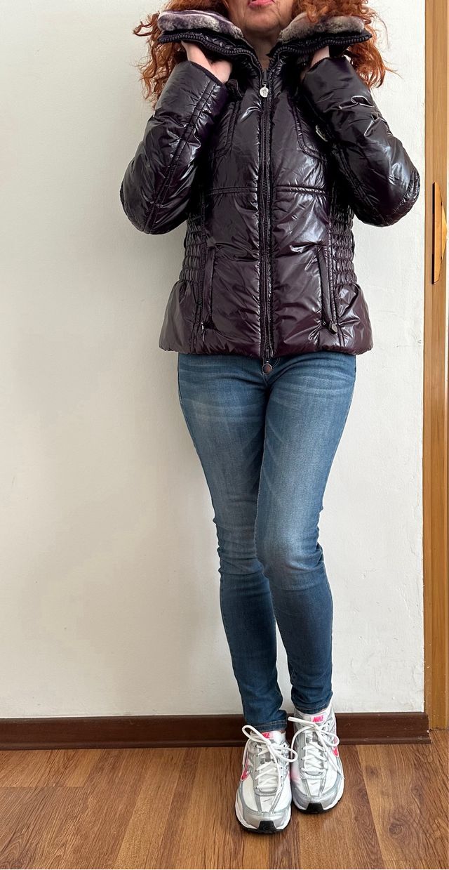 Piumino Moncler Tg. M Viola