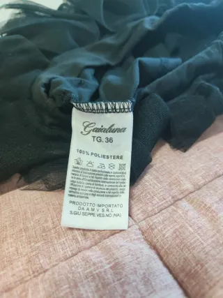 Gonna nera tulle Gaialuna tg 36