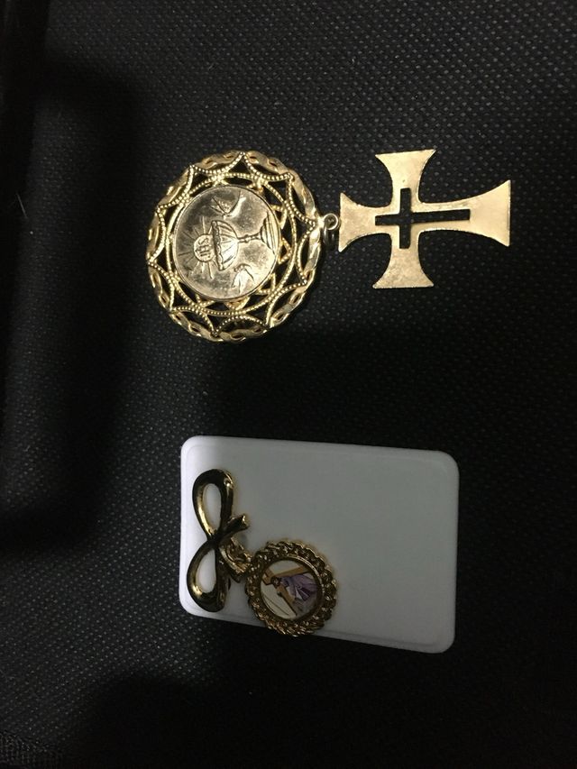 Broche per la Prima Comunione Croce e Calice