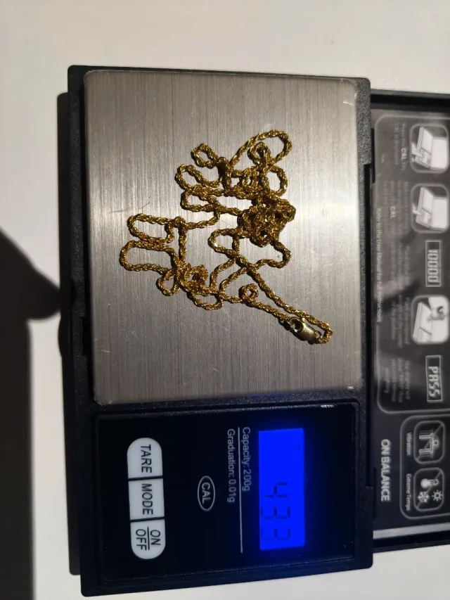 Cadena enroscada Oro 18k 750 1.7mm