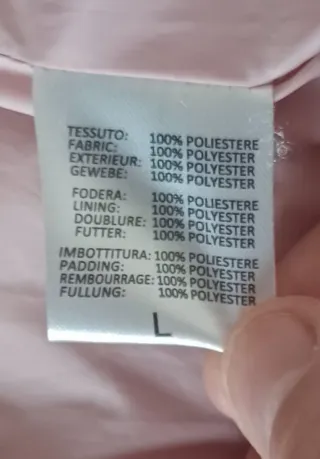 Piumino Leggero Trapuntato Donna Rosa Taglia L