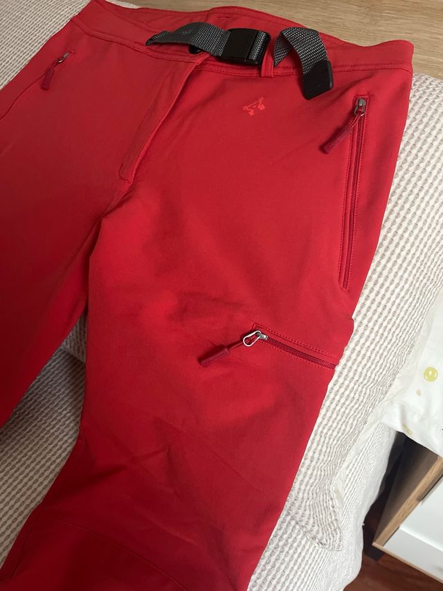 Pantalón montaña Trango World mujer rojo