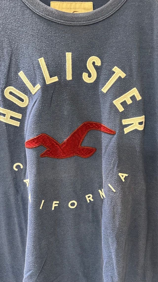 Camiseta Hollister Azul Talla M chico