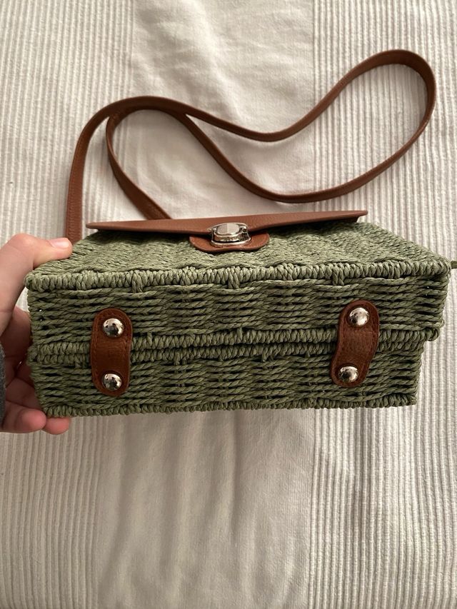 Borsa in cuoio e rafia_0041