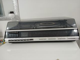 Stereo Giradischi Radio Cassetta Grundig Studio 30
