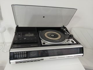 Stereo Giradischi Radio Cassetta Grundig Studio 30
