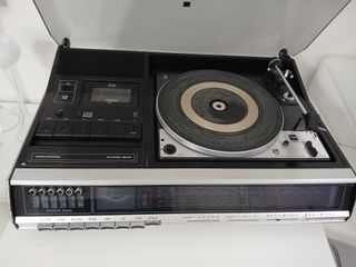 Stereo Giradischi Radio Cassetta Grundig Studio 30