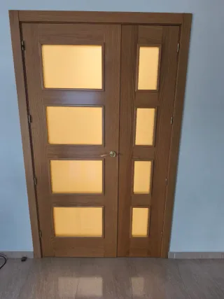 Puertas de madera en buen estado