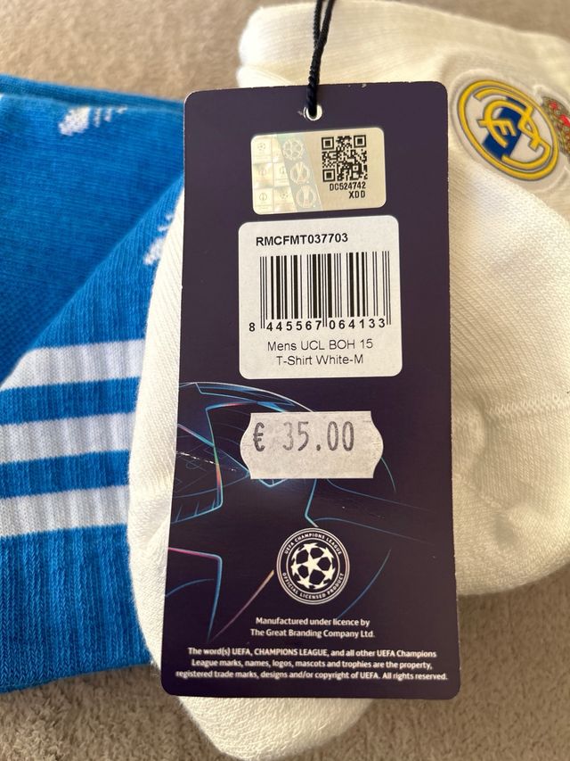 Calcetines Adidas Real Madrid UCL  talla L