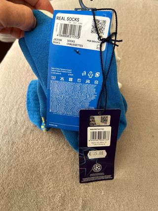 Calcetines Adidas Real Madrid UCL  talla L