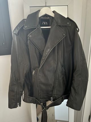 Cazadora Biker Oversize Zara